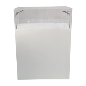 «Premium» Präsentationsvitrine mit Galgenspots gross 1